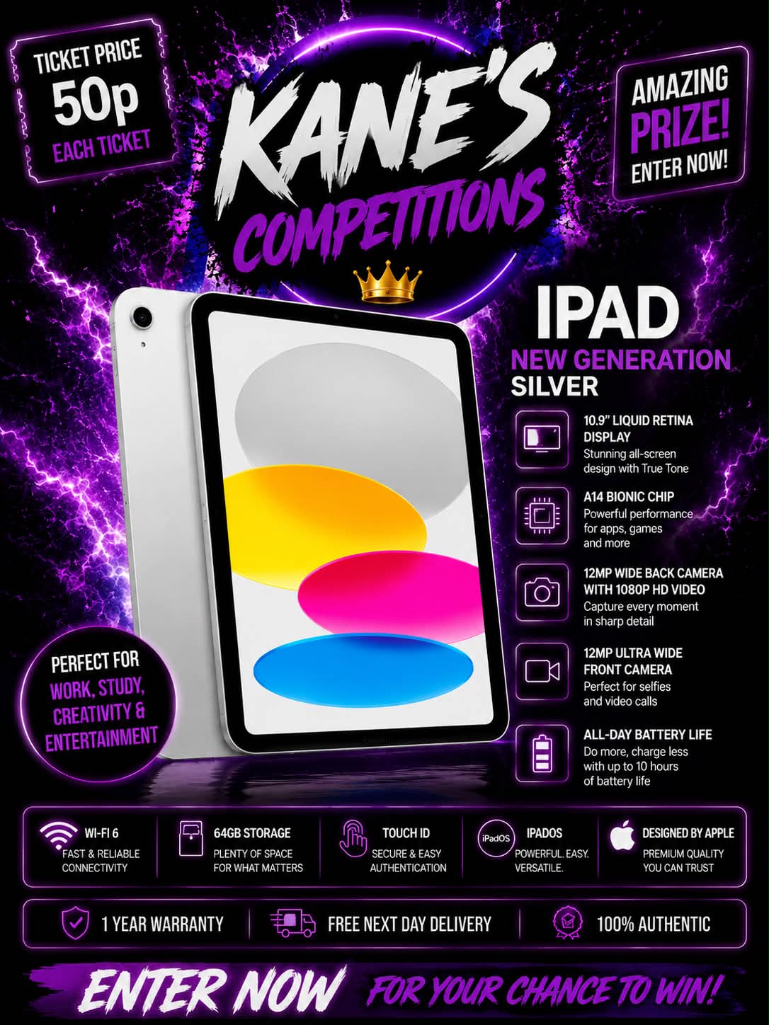 iPad New Generation Silver