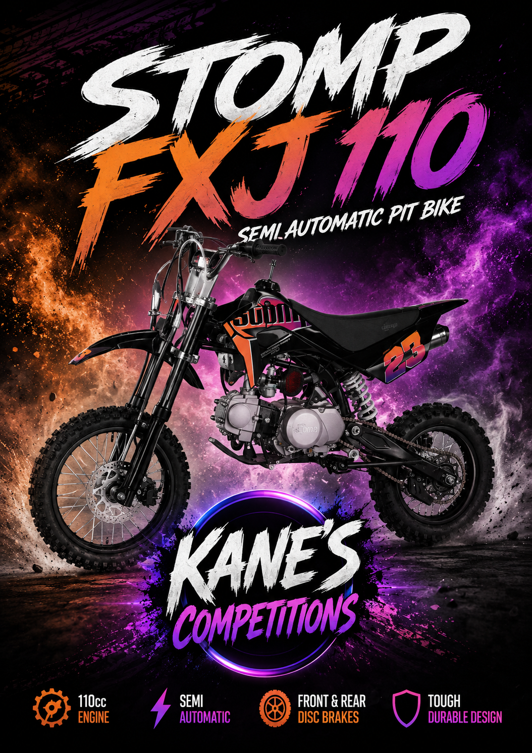 Stomp Semi-automatic Pitbike